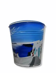 χειροποίητο μεταλλικό καλάθι