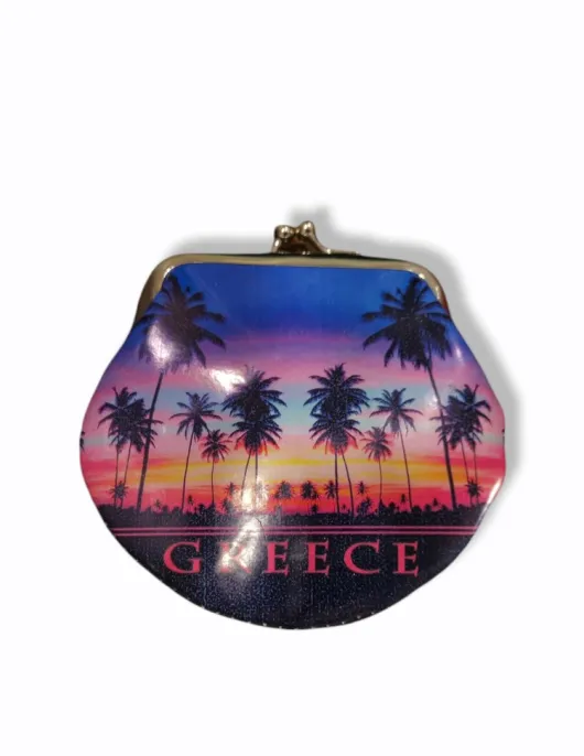 wallet clip greece sunset